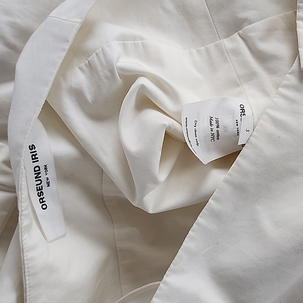 HP 🎉 Orseund Iris Pocket Pants Ecru Cargo Small White - Picture 7 of 7